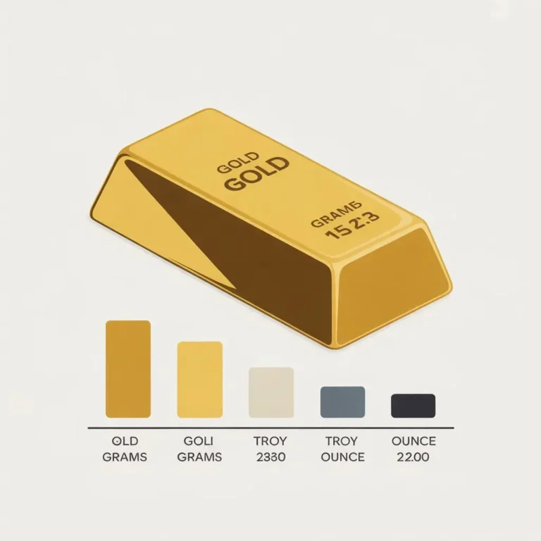 How many grams in an ounce of gold - conversion chart